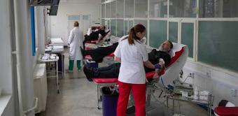 Acţiune de donare de sânge în municipiul Brăila